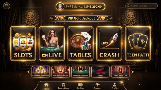Main screen of H786 casino page for PK players